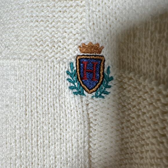 Vintage Hathaway Sport Men’s Large Golf Sweater Beige Made In USA - Picture 2 of 8